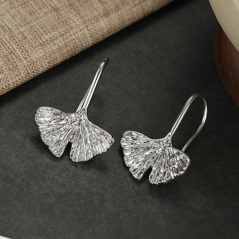 Women's Unique Ginkgo Leaf Earrings — Ideal Gift for Her